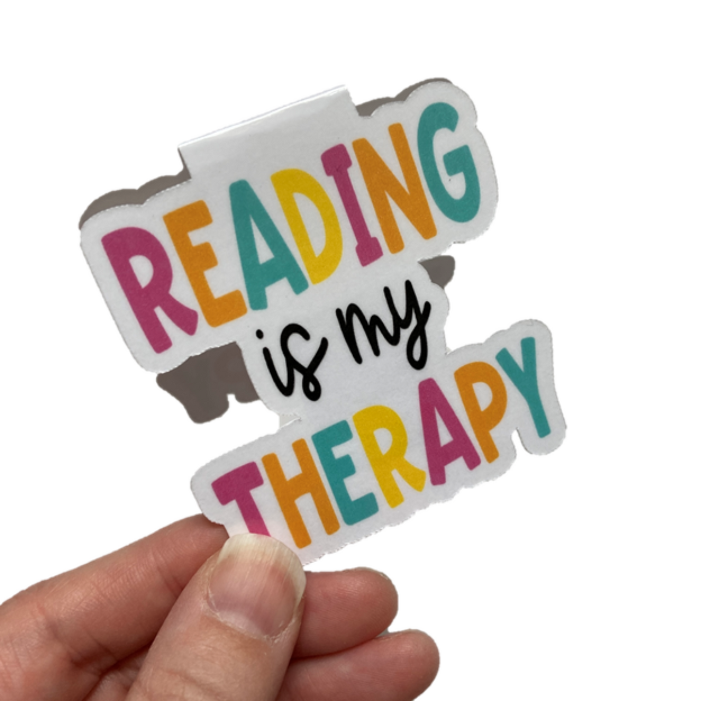 Reading Is My Therapy Magnetic Bookmark