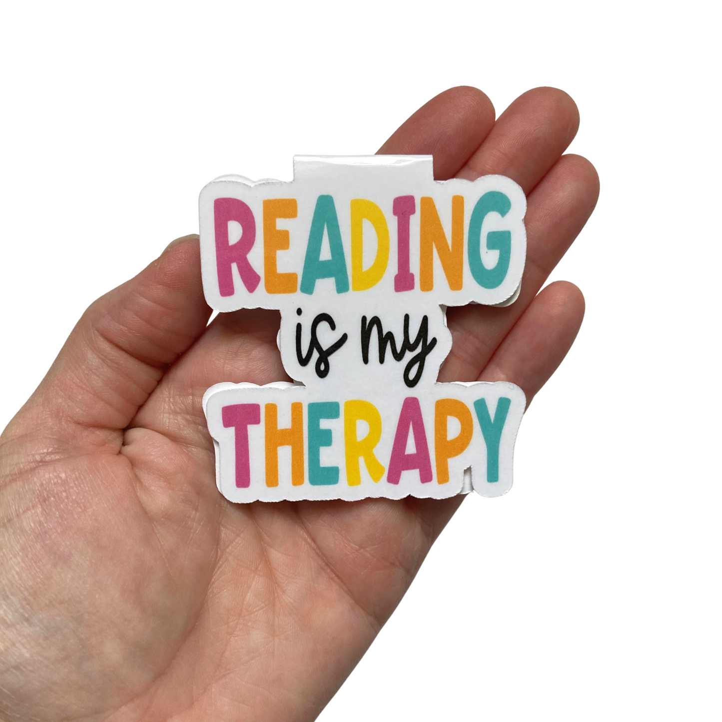 Reading Is My Therapy Magnetic Bookmark