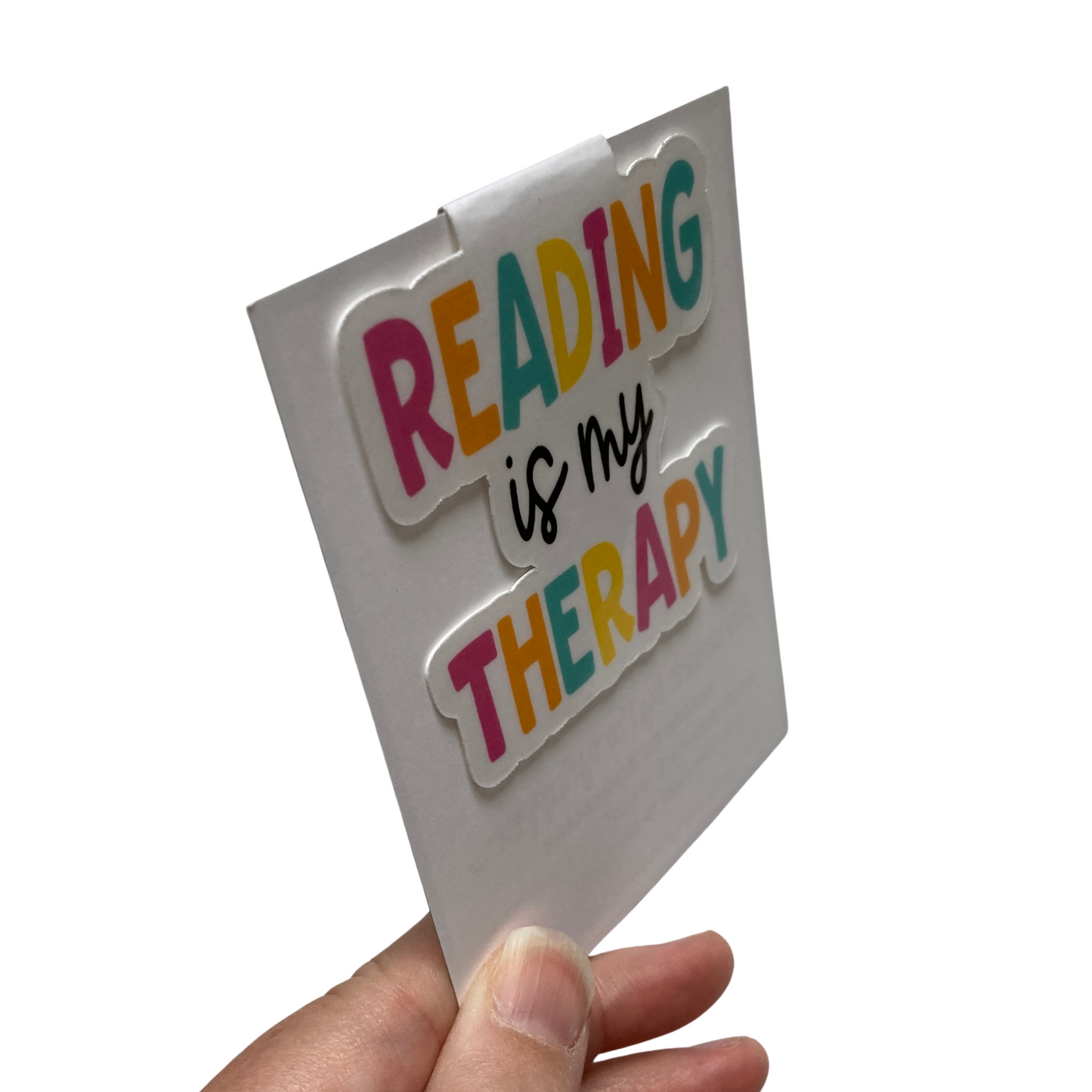 Reading Is My Therapy Magnetic Bookmark
