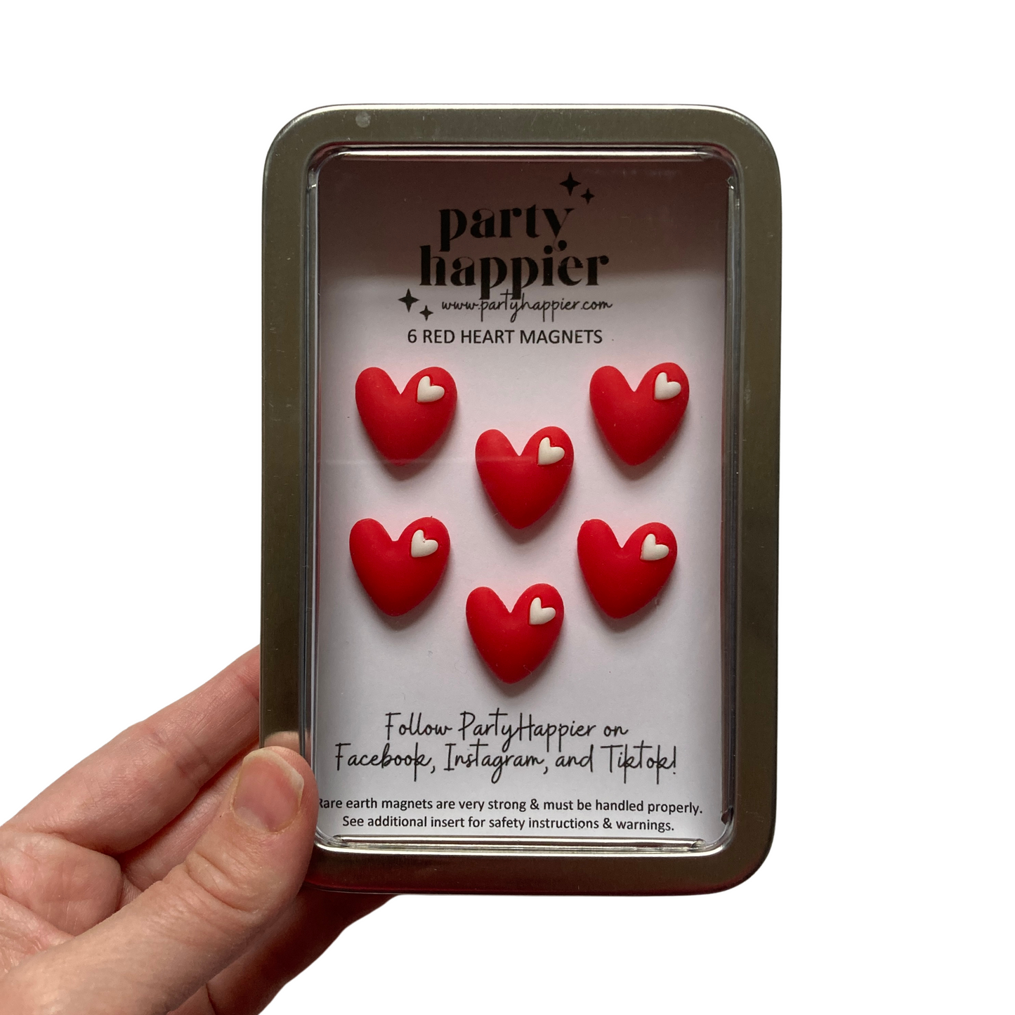 Red Heart Magnets