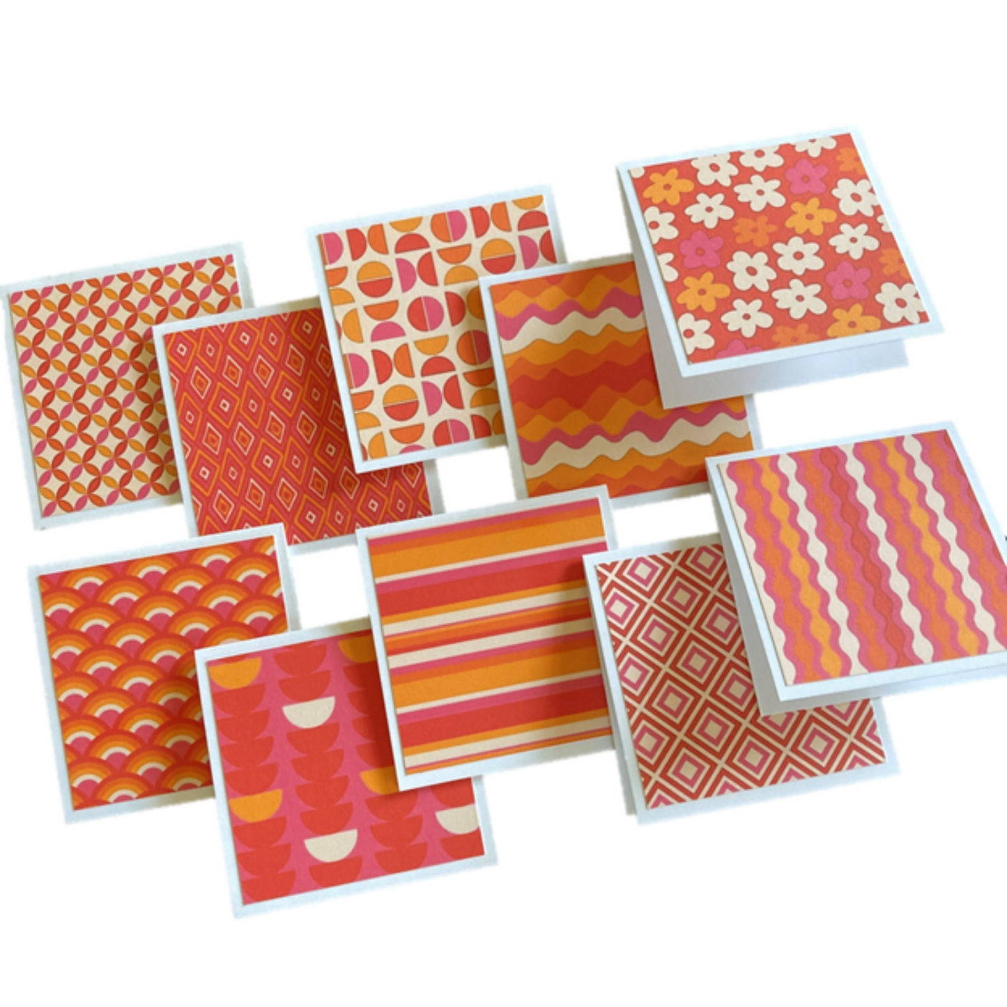 3x3 Retro Mini Note Cards