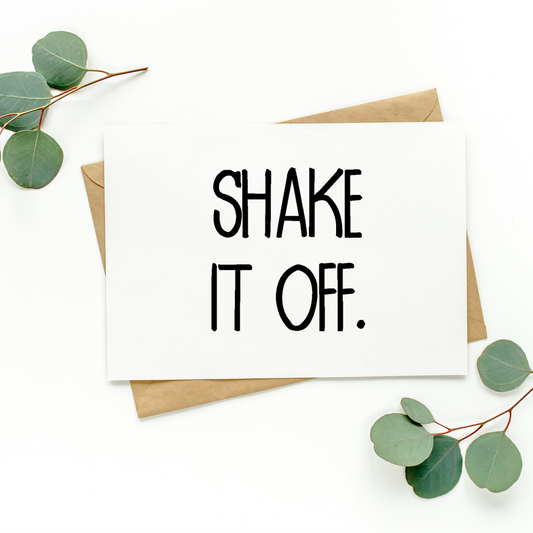 Shake It Off Card