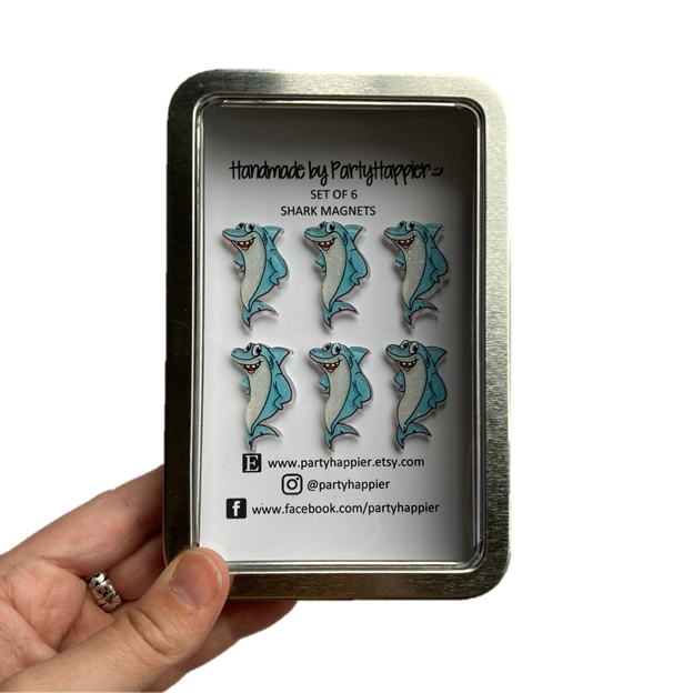 Blue Shark Magnets