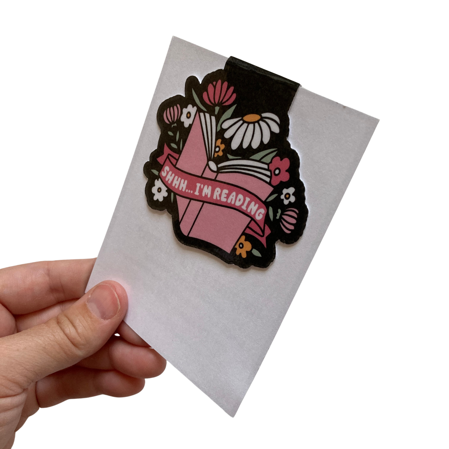 Shhh I'm Reading Magnetic Bookmark