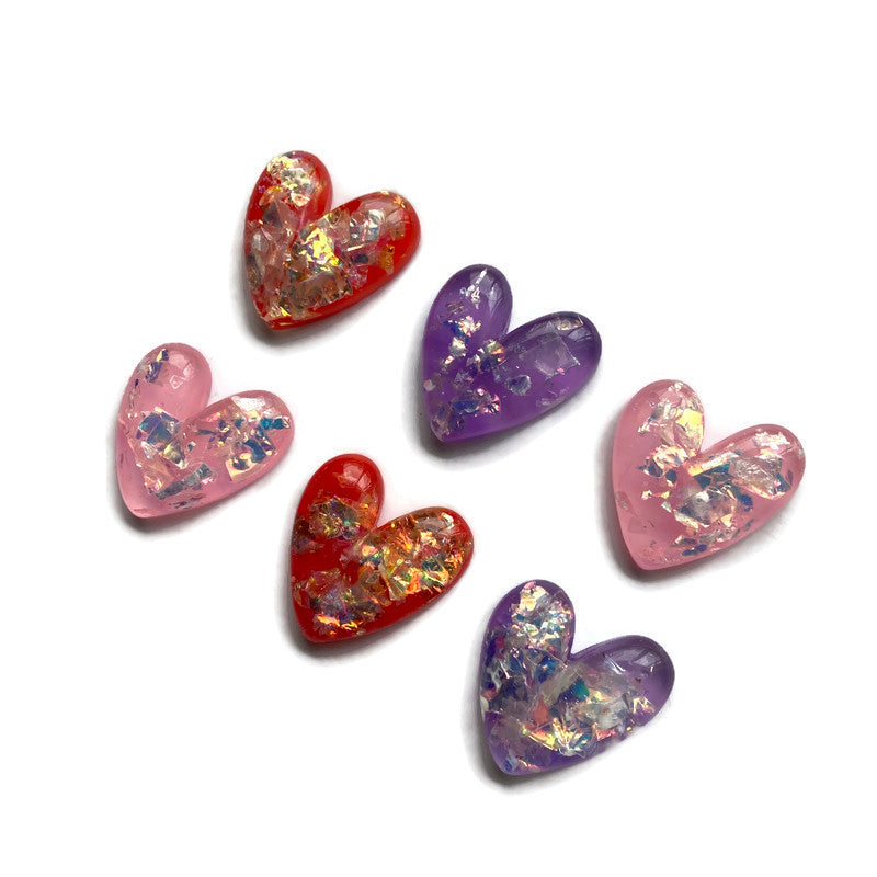 Shiny Valentine Heart Magnets