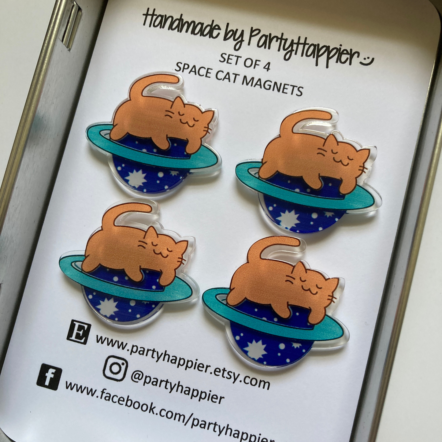 Space Cat Magnets