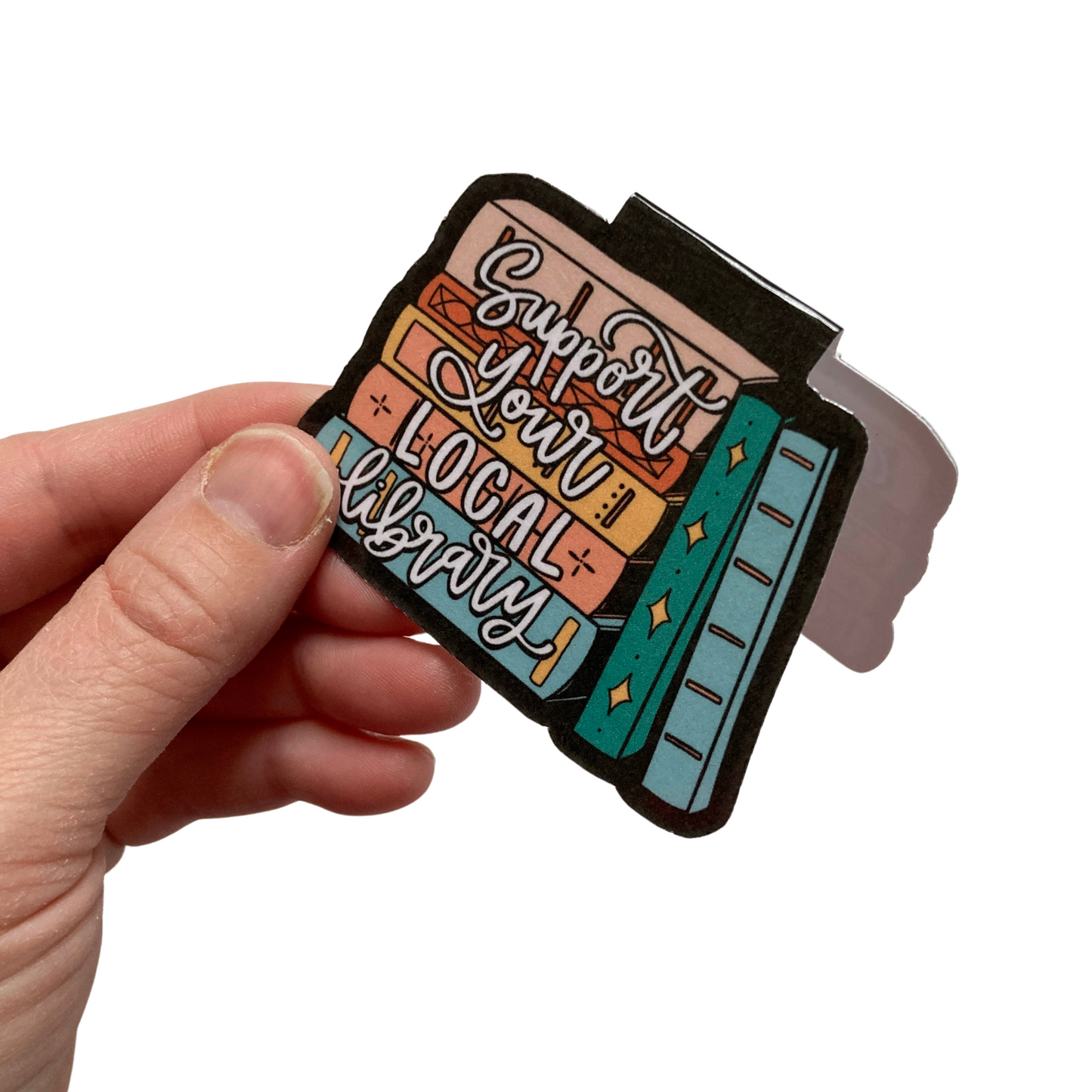 Support Your Local Library Magnetic Bookmark