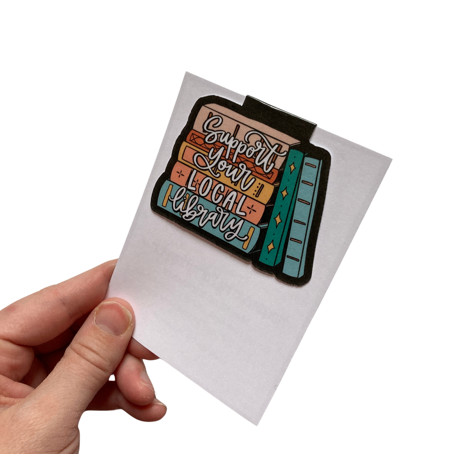 Support Your Local Library Magnetic Bookmark