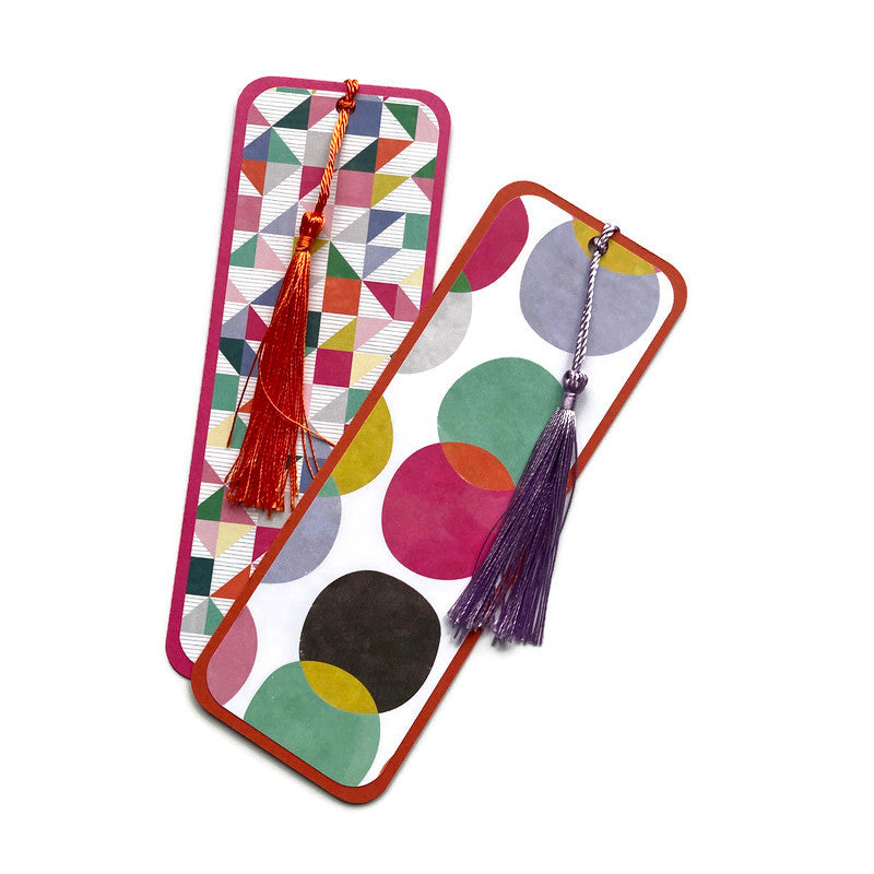 2-Pack Triangle & Dot Bookmarks