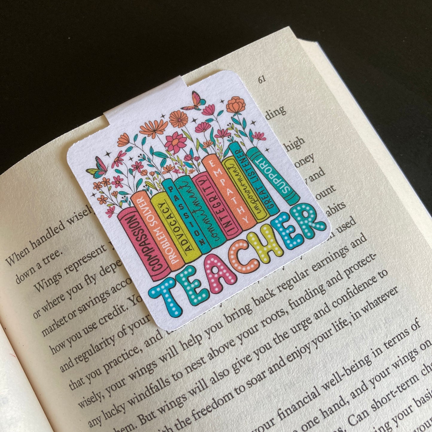Teacher Magnetic Bookmark