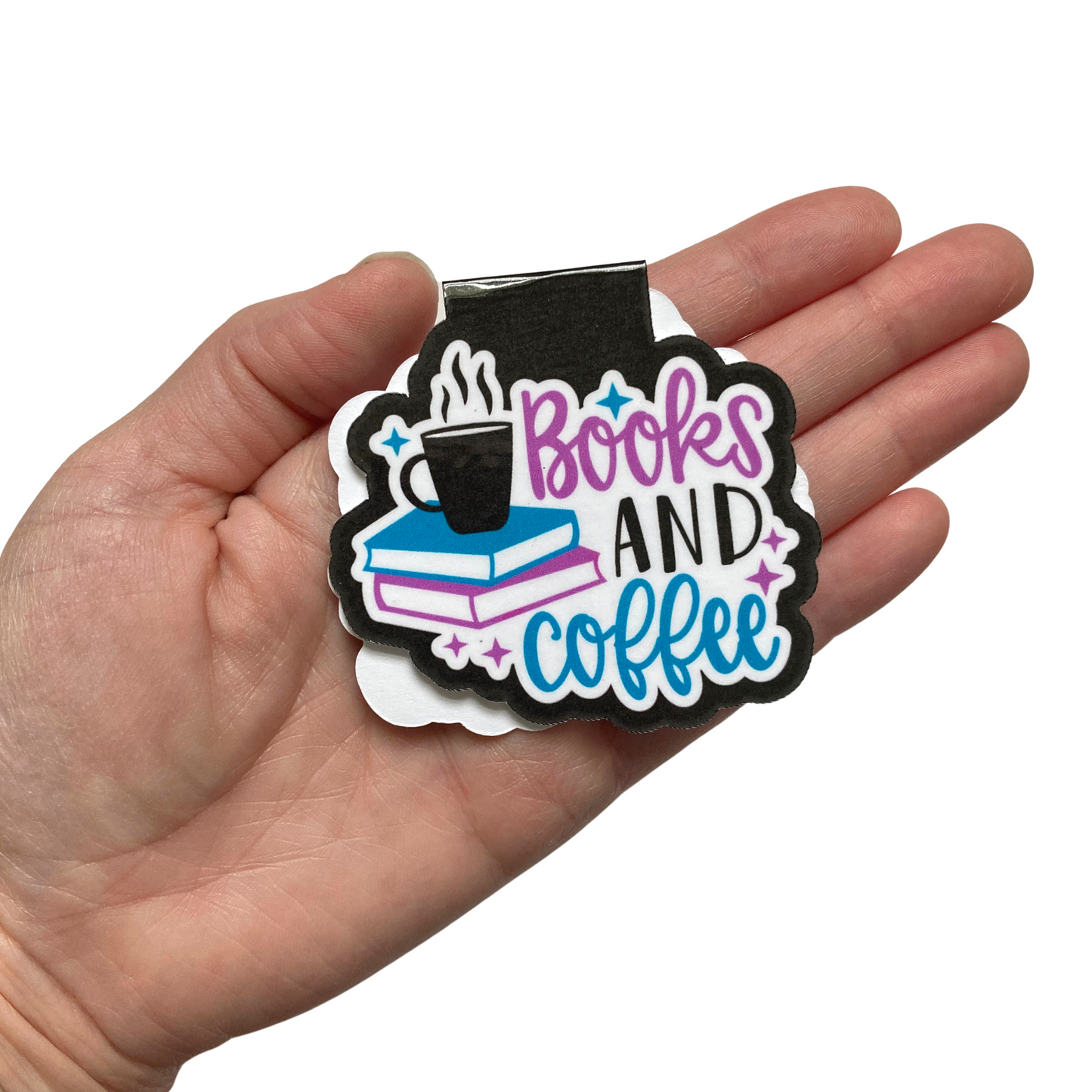 Books and Coffee Bookmark