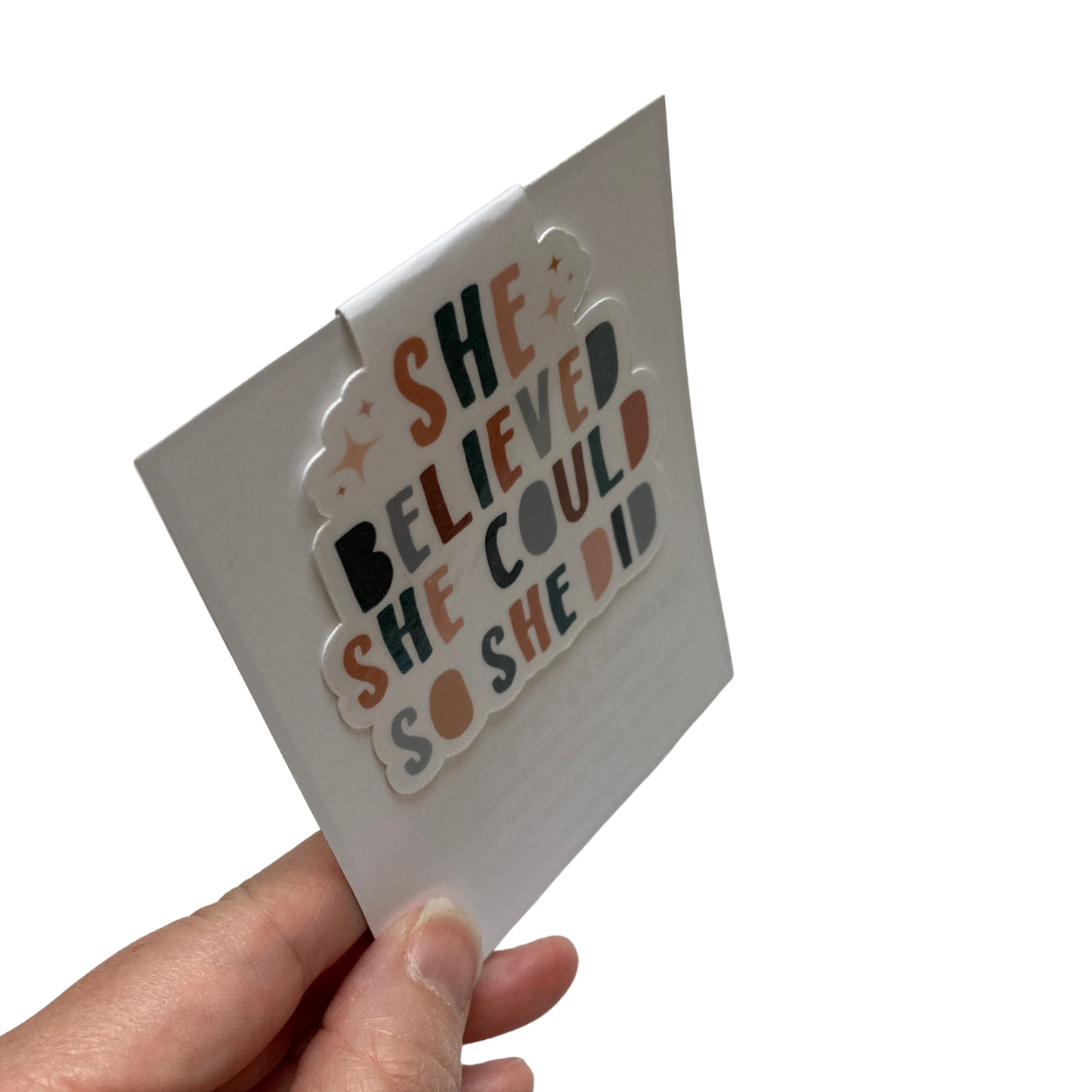 She Believed She Could So She Did Magnetic Bookmark