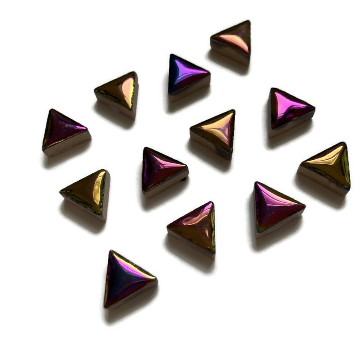 Iridescent Triangle Magnets