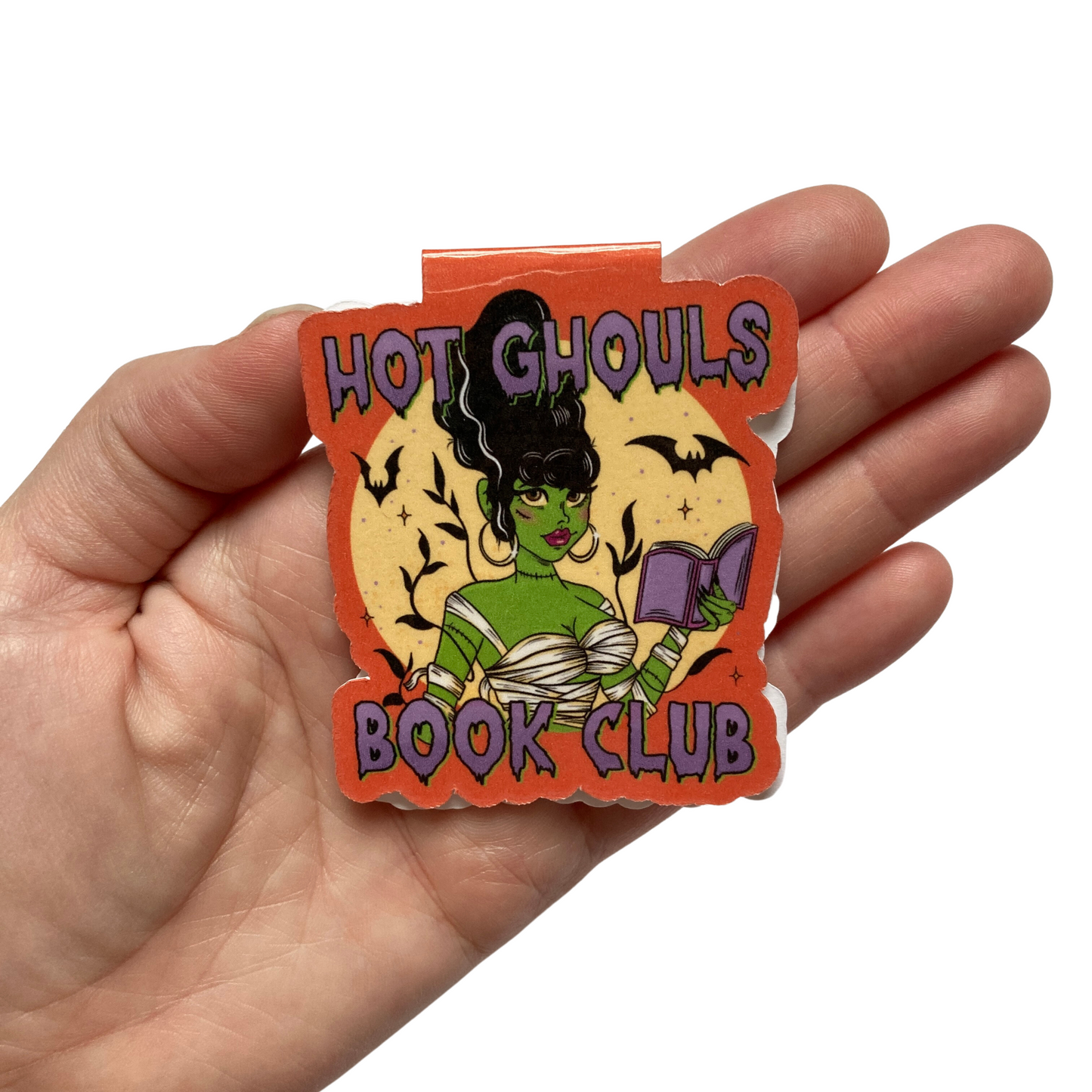 Hot Ghouls Book Club Magnetic Bookmark