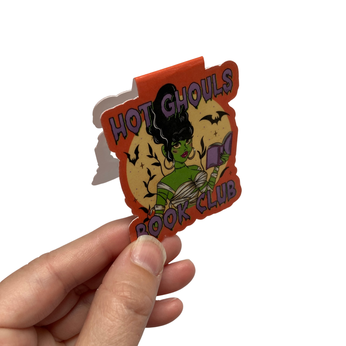 Hot Ghouls Book Club Magnetic Bookmark