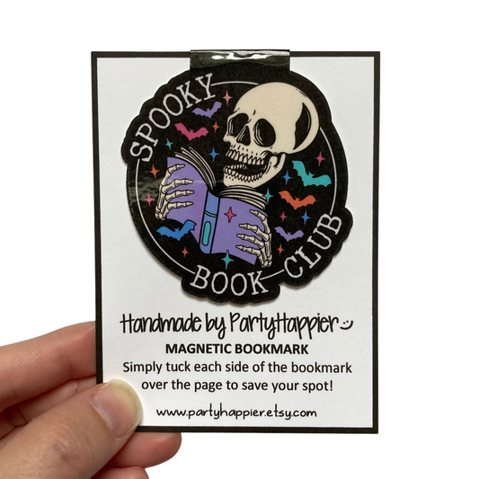 Spooky Book Club Magnetic Bookmark