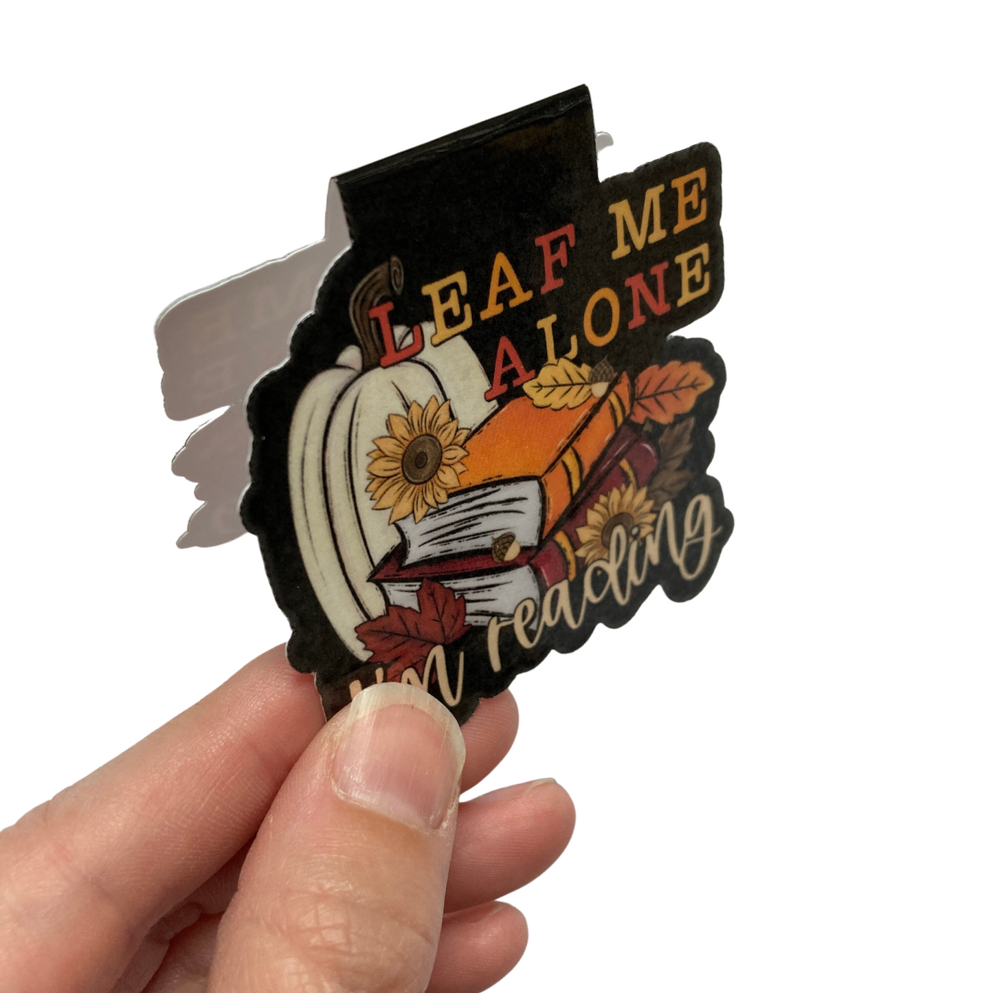 Leaf Me Alone Magnetic Bookmark