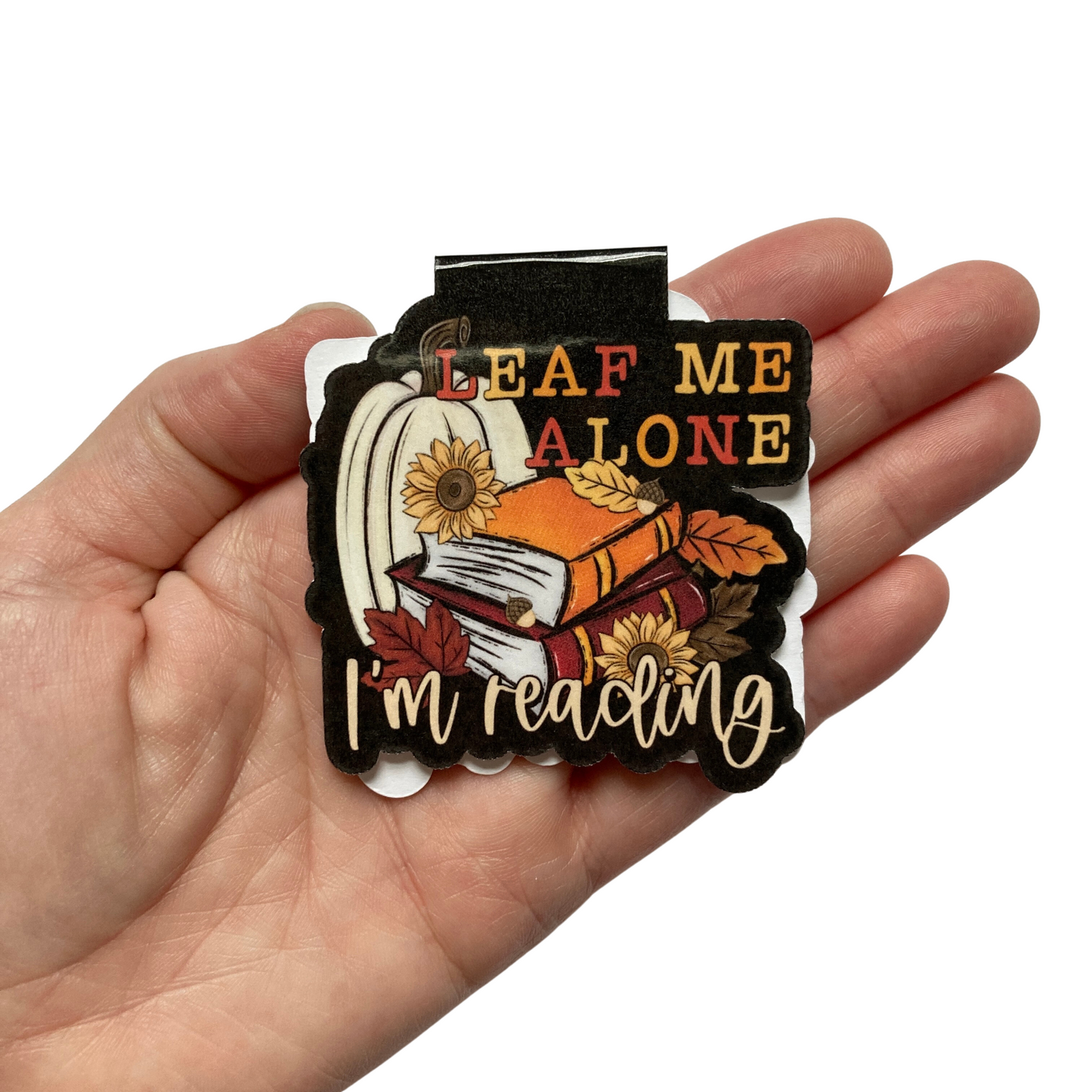Leaf Me Alone Magnetic Bookmark