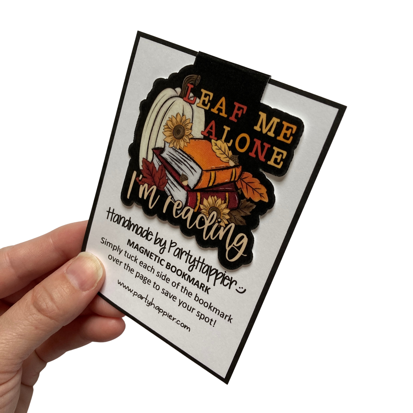 Leaf Me Alone Magnetic Bookmark