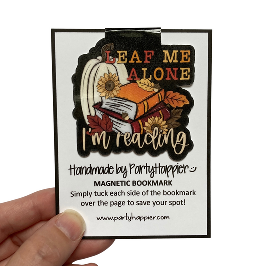 Leaf Me Alone Magnetic Bookmark
