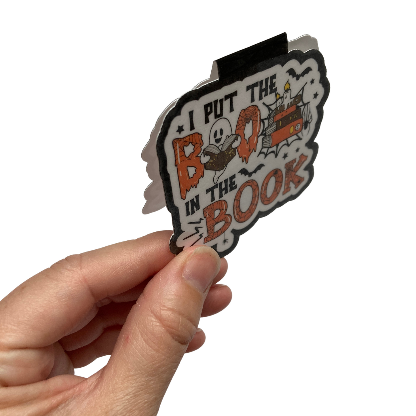 I Put The Boo In Book Magnetic Bookmark