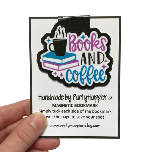 Books and Coffee Bookmark