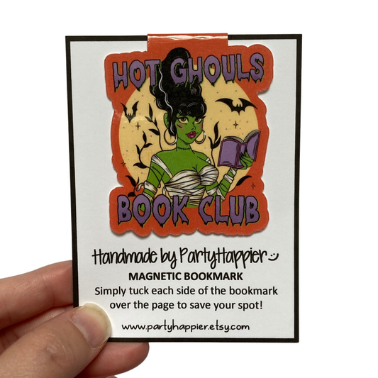 Hot Ghouls Book Club Magnetic Bookmark