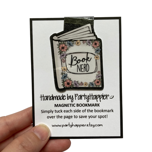 Book Nerd Magnetic Bookmark