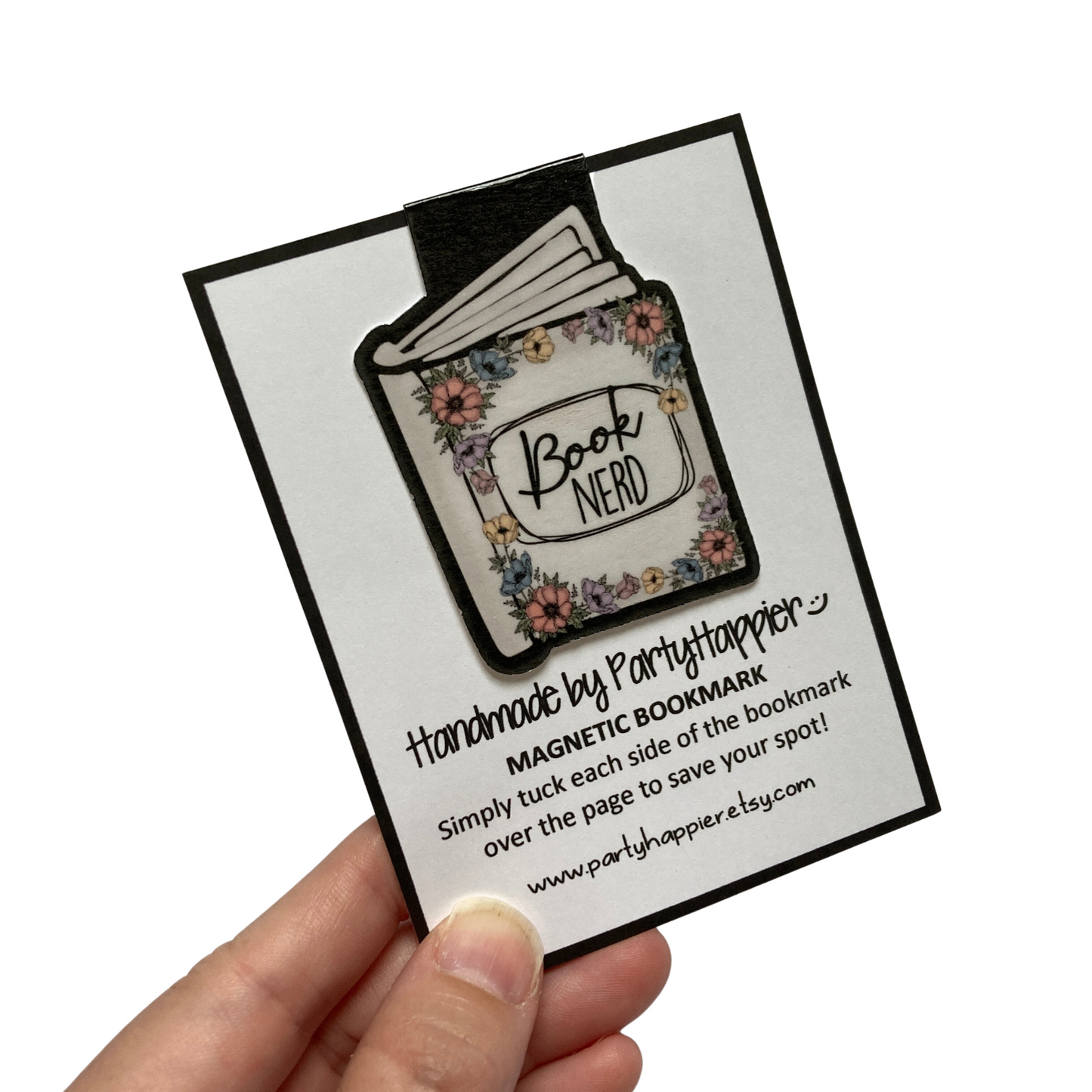 Book Nerd Magnetic Bookmark