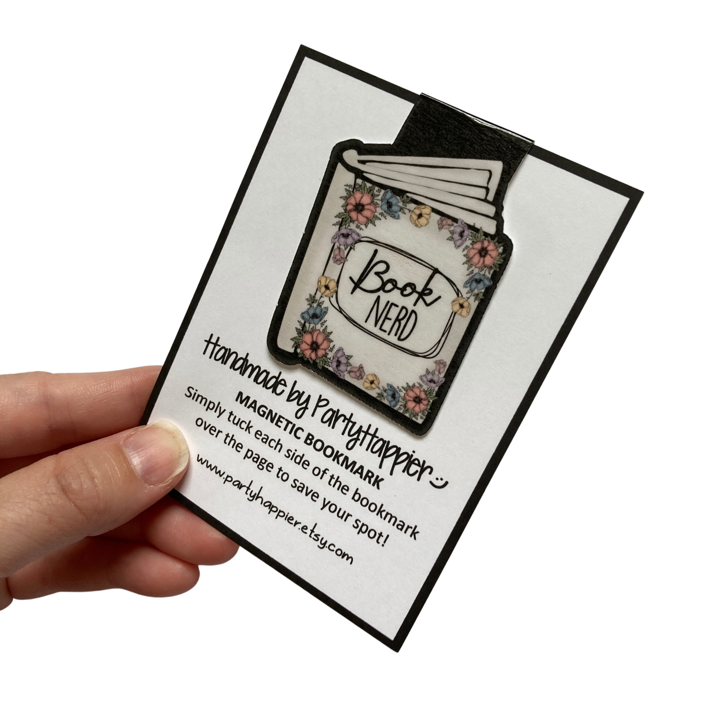 Book Nerd Magnetic Bookmark