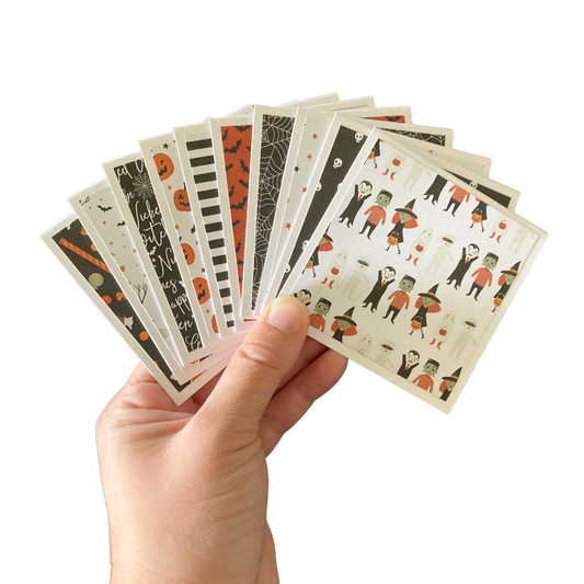 3x3 Spooky Note Cards