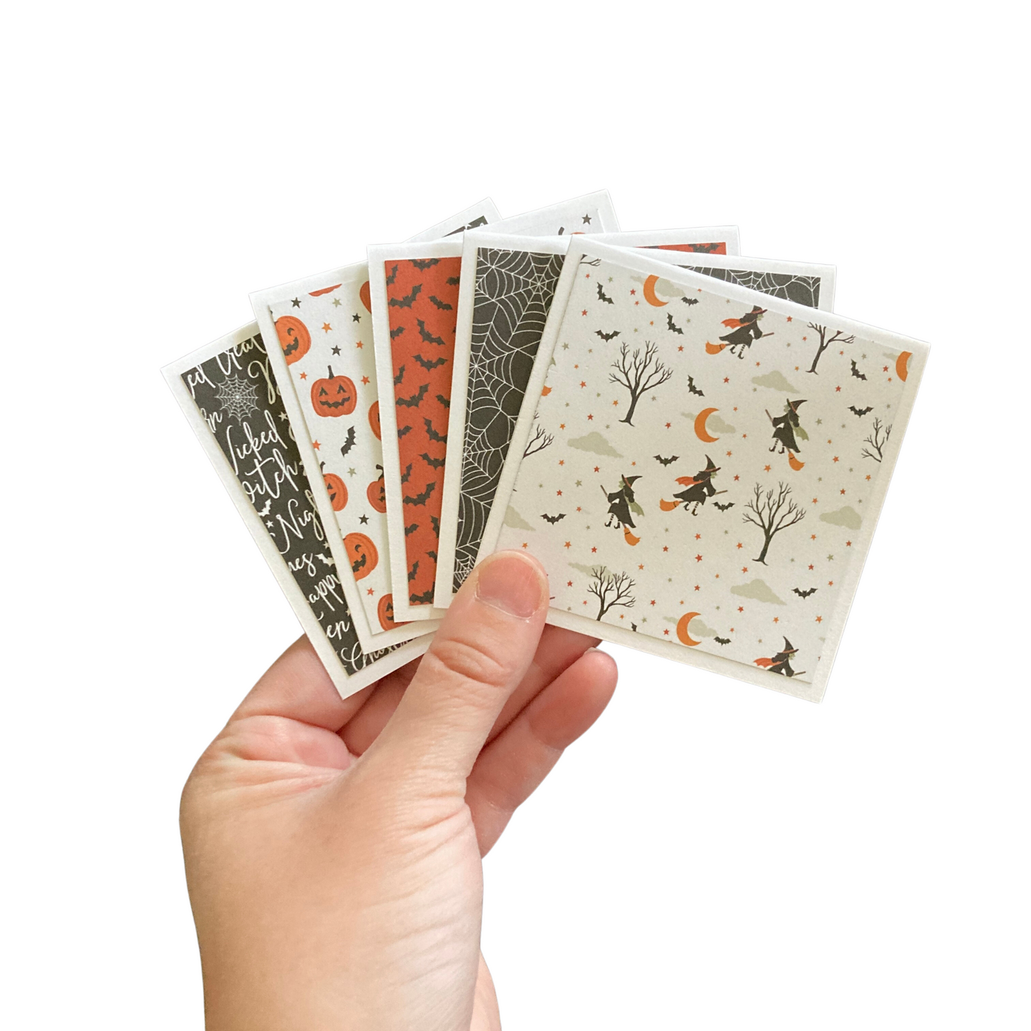 3x3 Spooky Note Cards