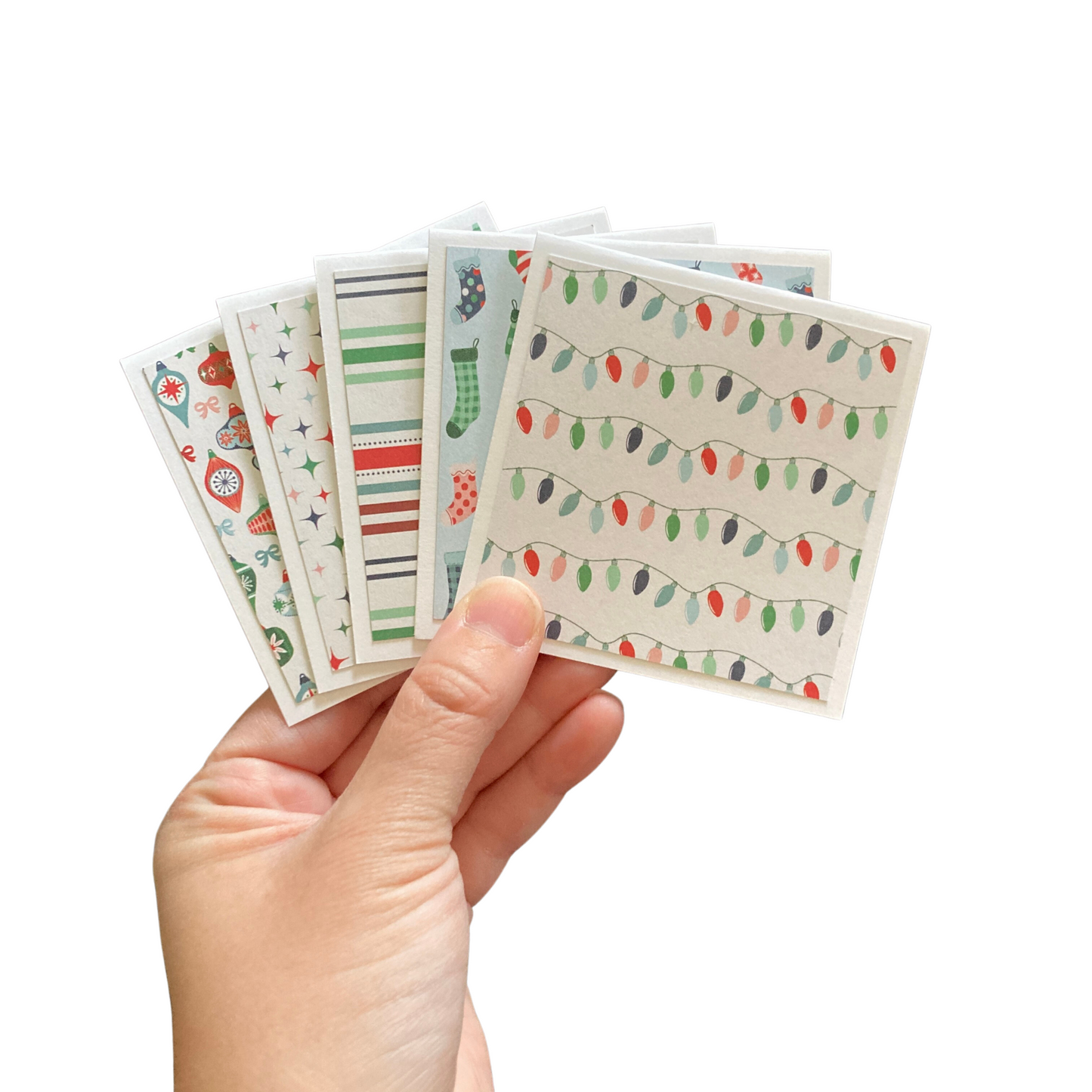 3x3 Happy Holidays Note Cards