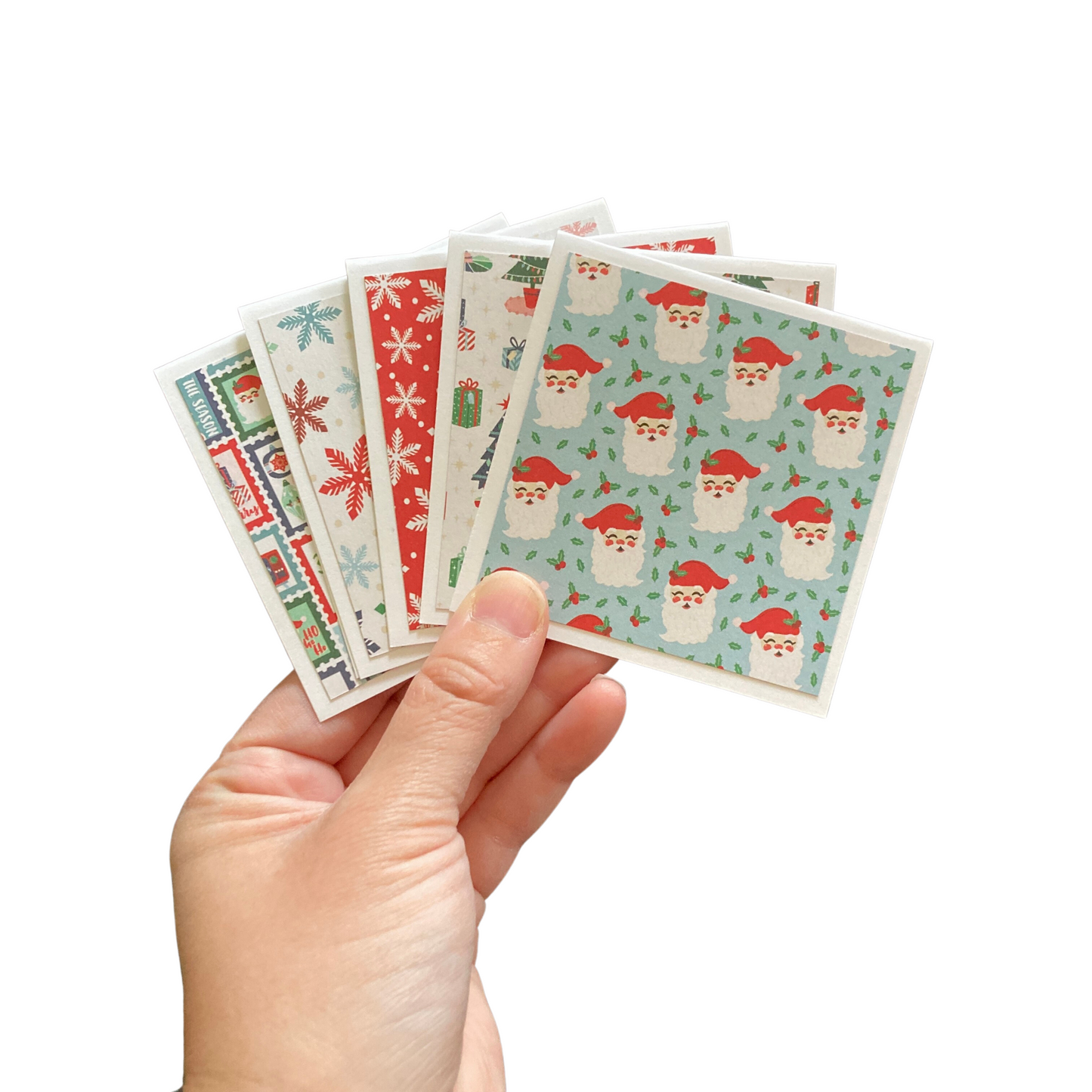 3x3 Happy Holidays Note Cards