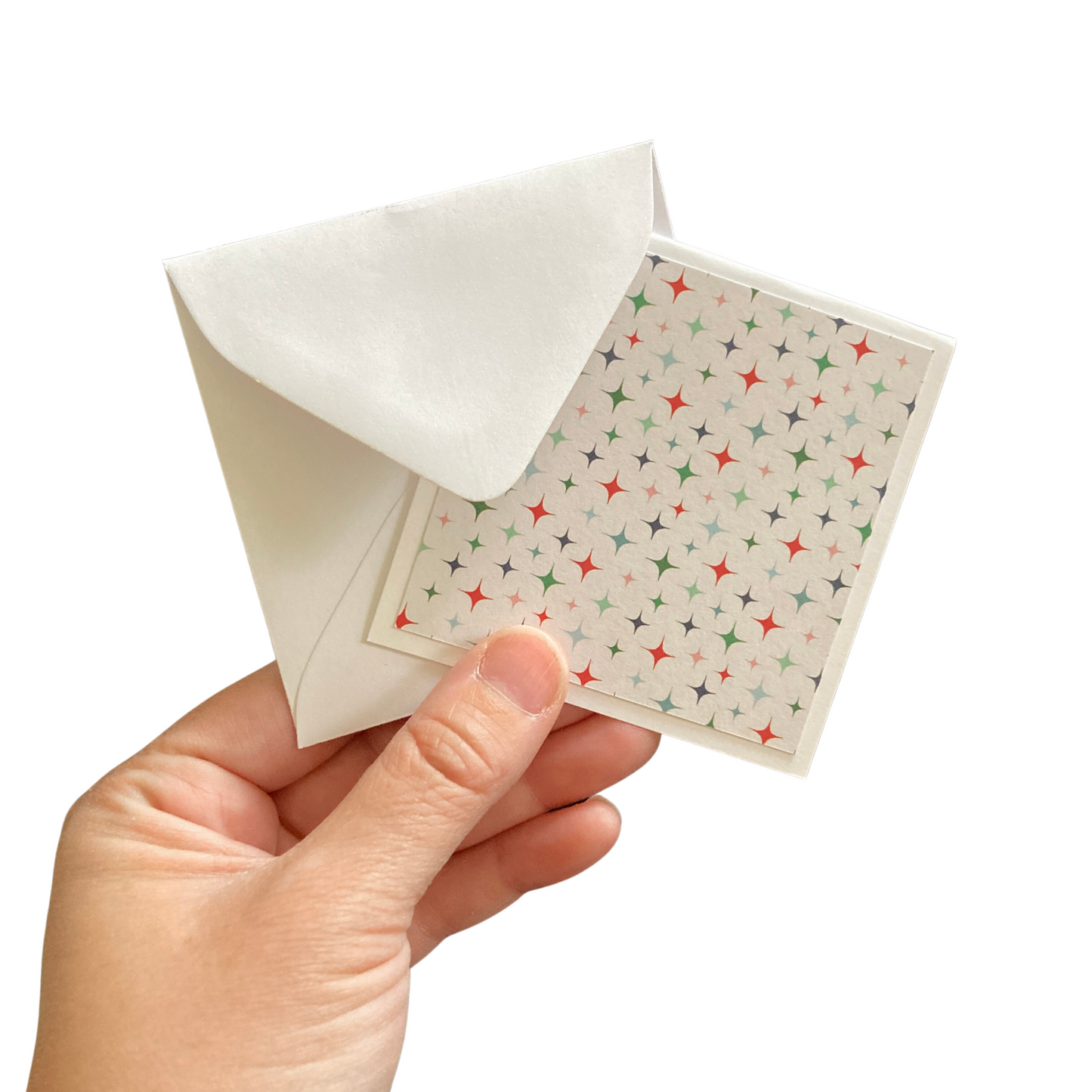 3x3 Happy Holidays Note Cards