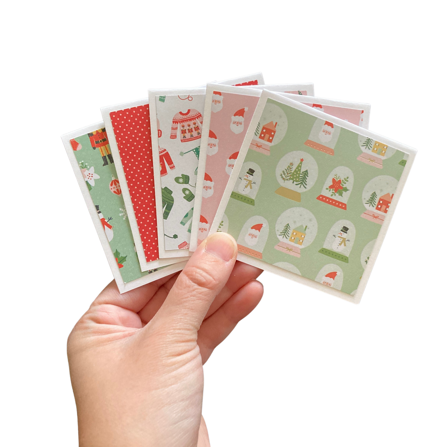 3x3 Merry Merry Note Cards