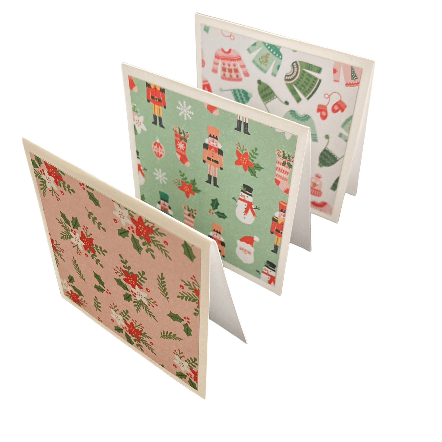 3x3 Merry Merry Note Cards