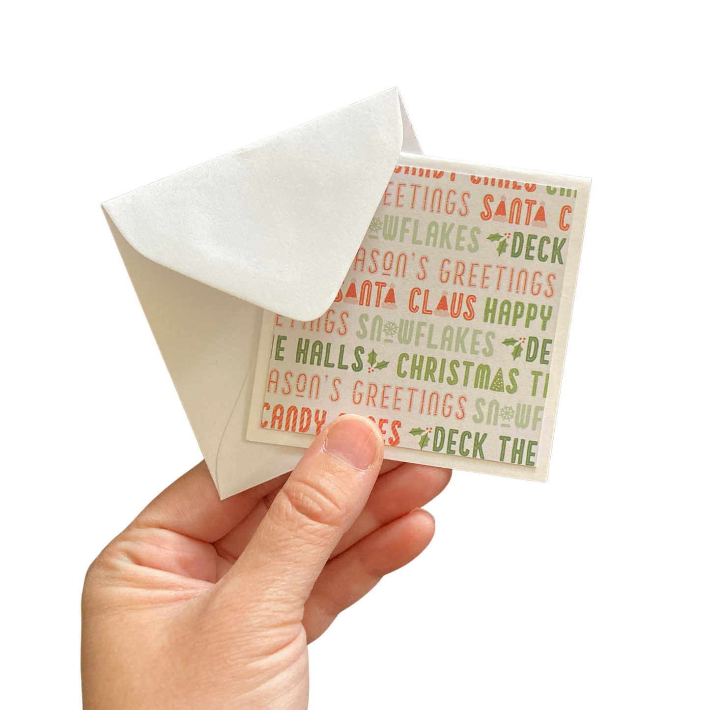 3x3 Merry Merry Note Cards