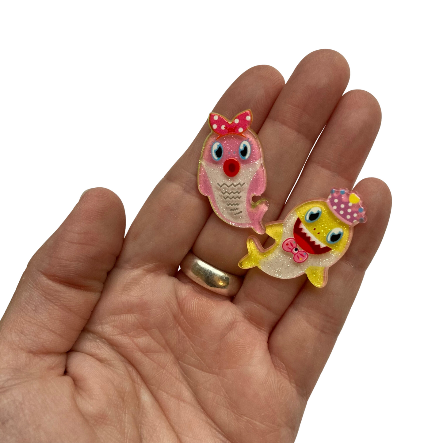 Glitter Sea Creature Magnets