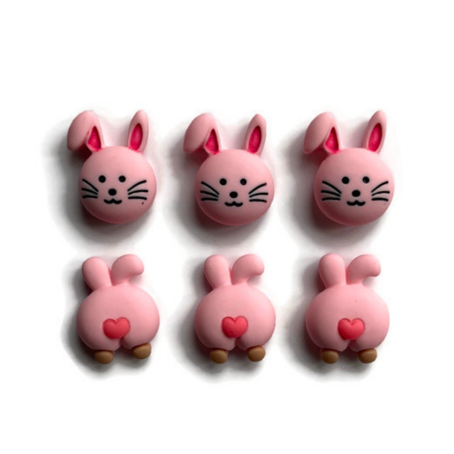 Rabbit Head & Butt Magnets