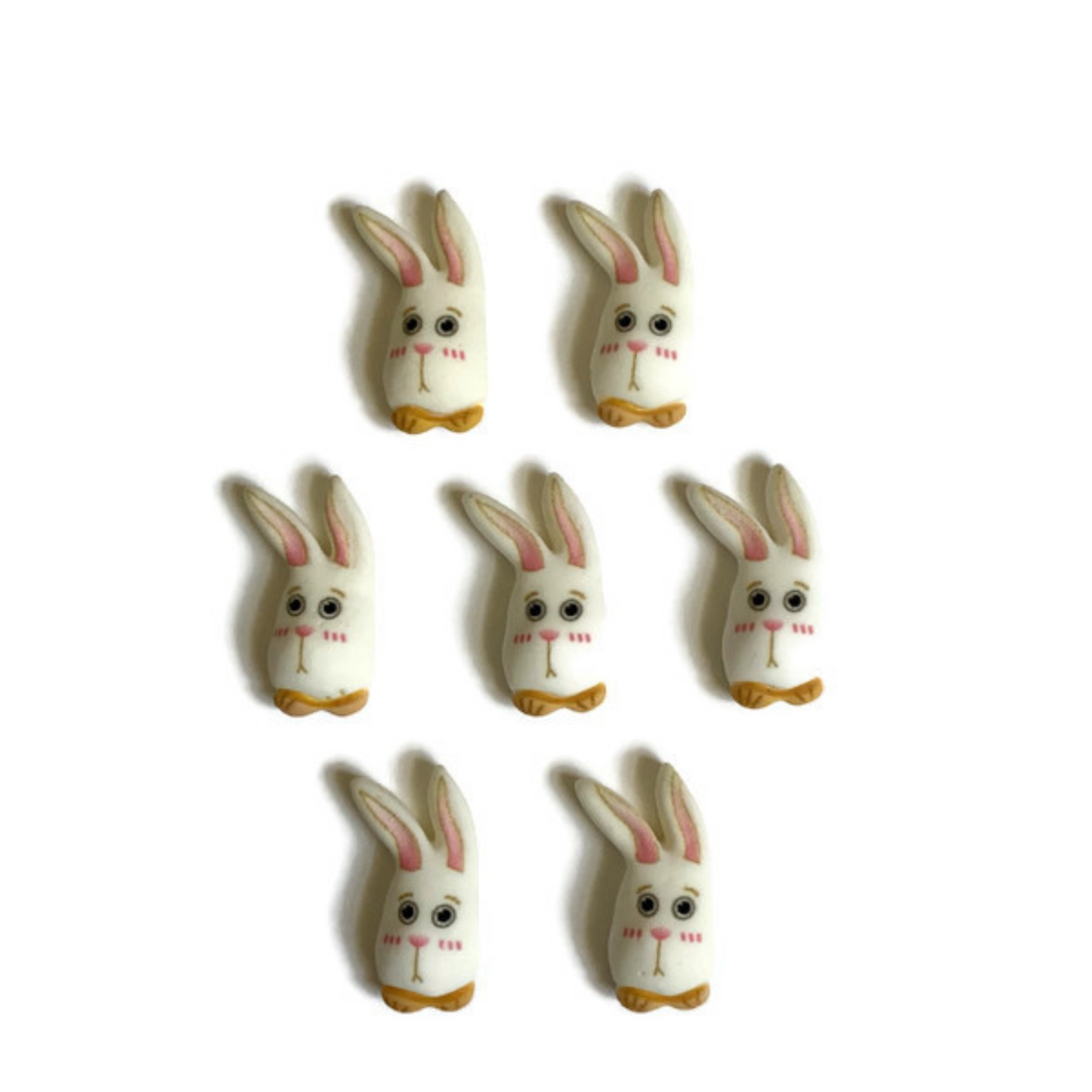 Mini Rabbit Head Magnets