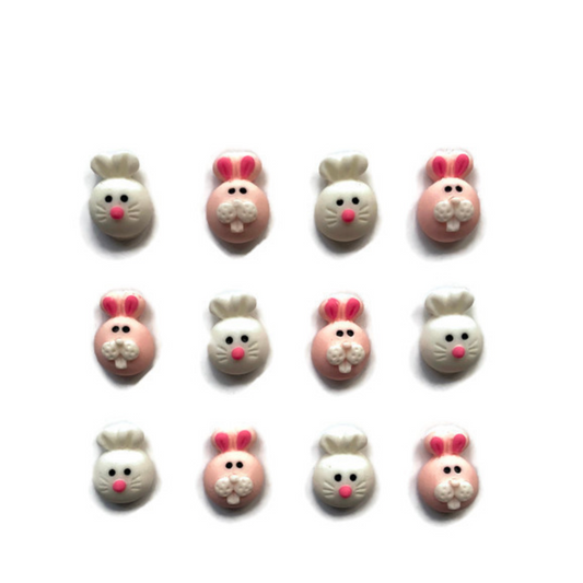 Mini Bunny Head Magnets
