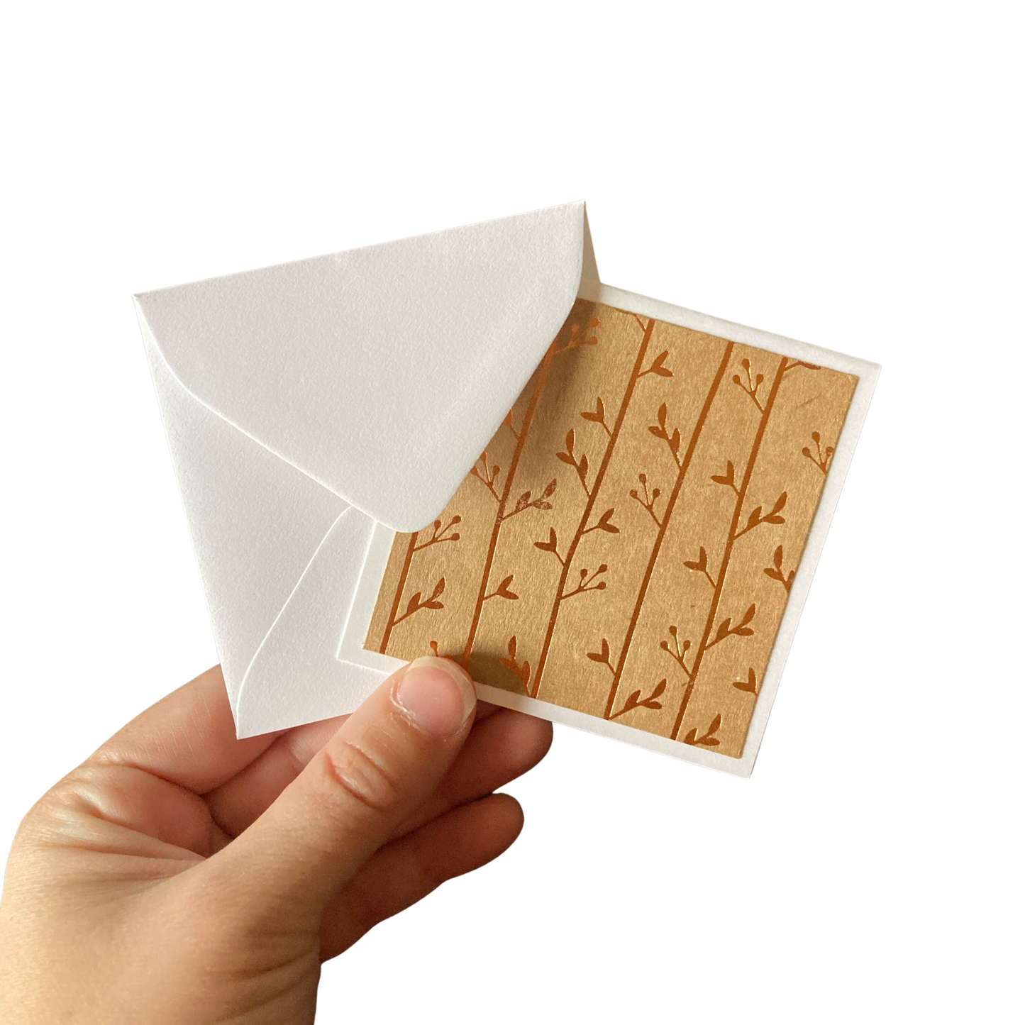3x3 Foil Fall Note Cards