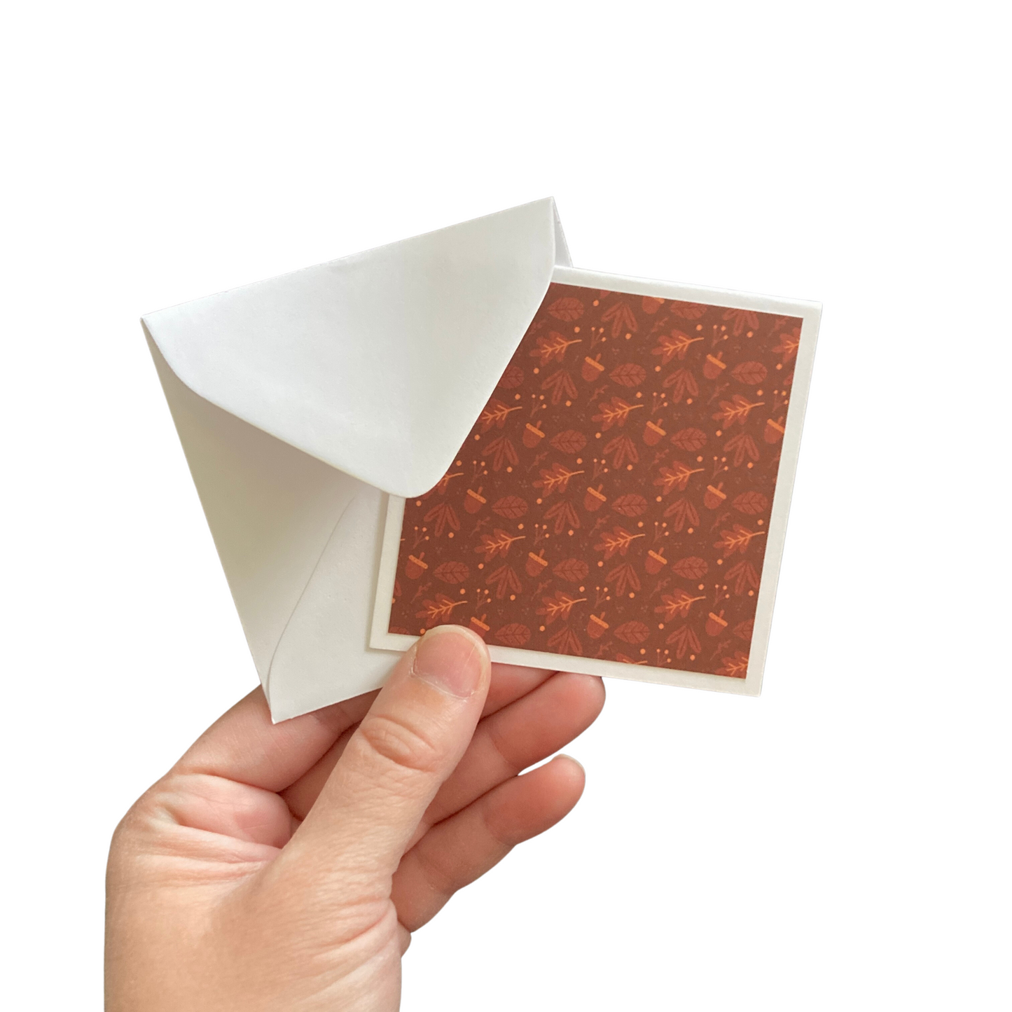 3x3 I Love Fall Note Cards