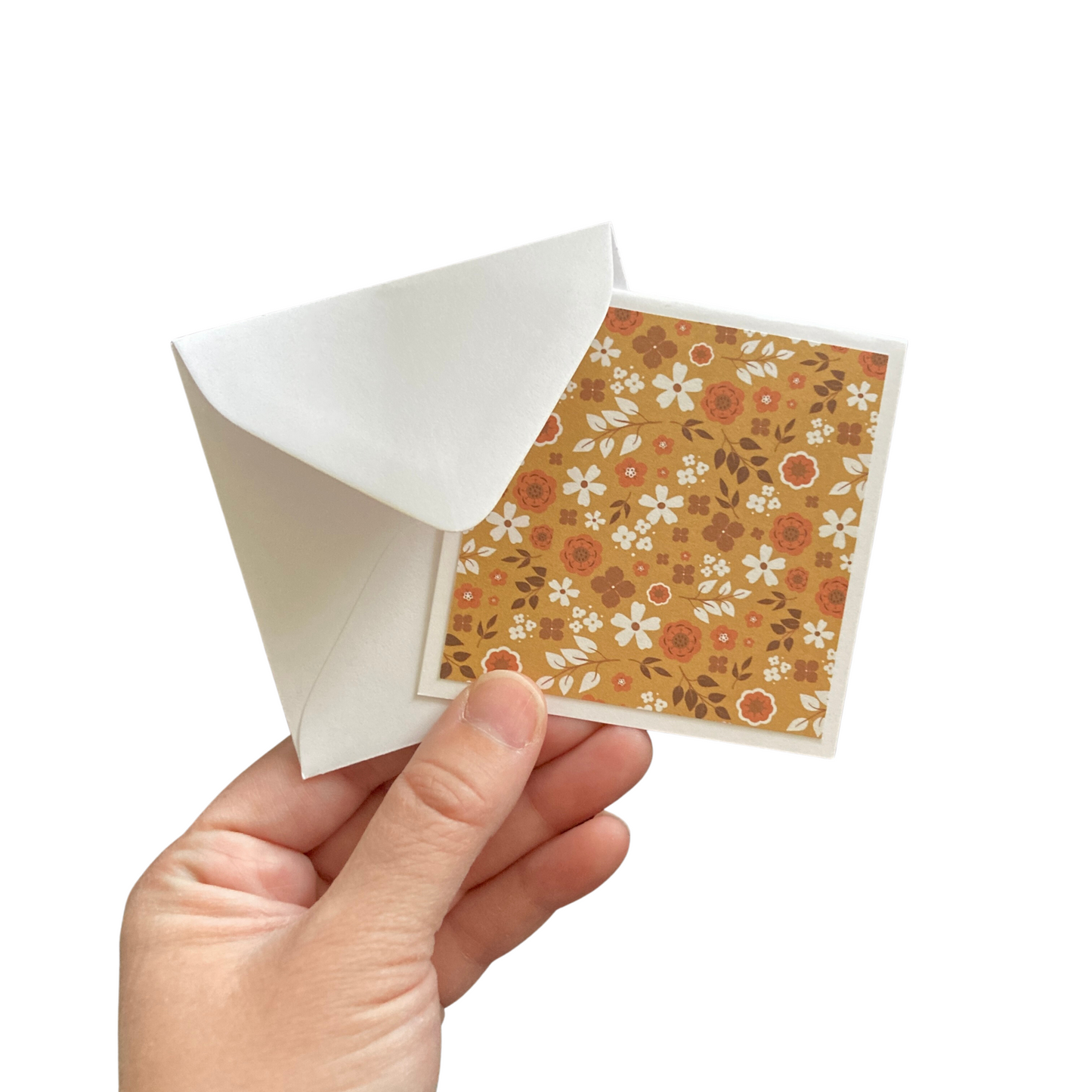 3x3 I Love Fall Note Cards