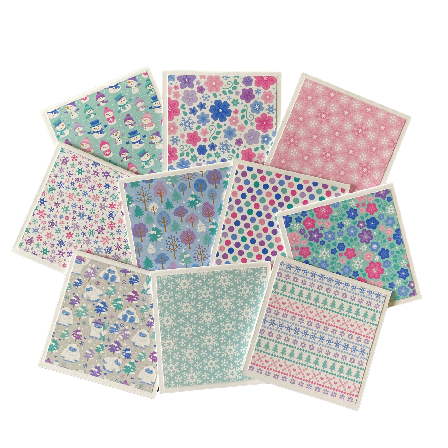 3x3 Winter Wonderland Note Cards