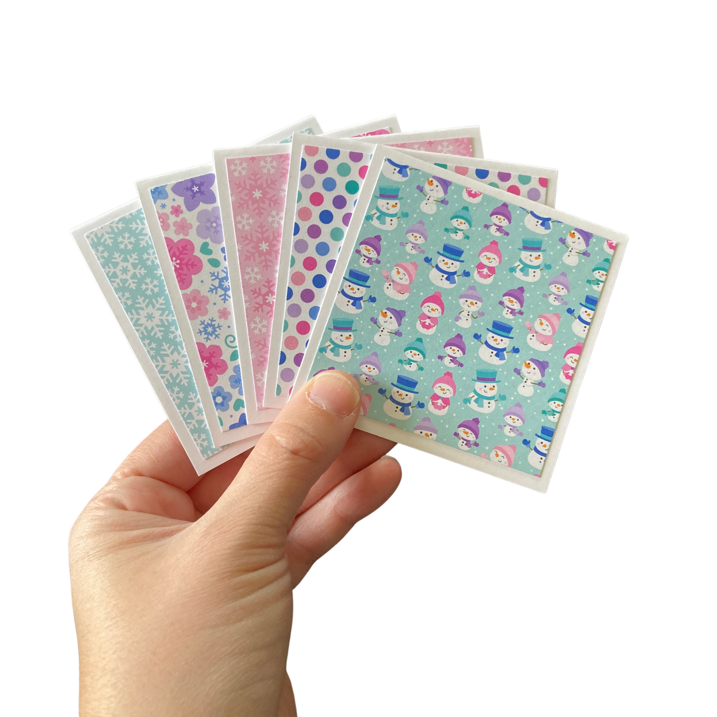 3x3 Winter Wonderland Note Cards