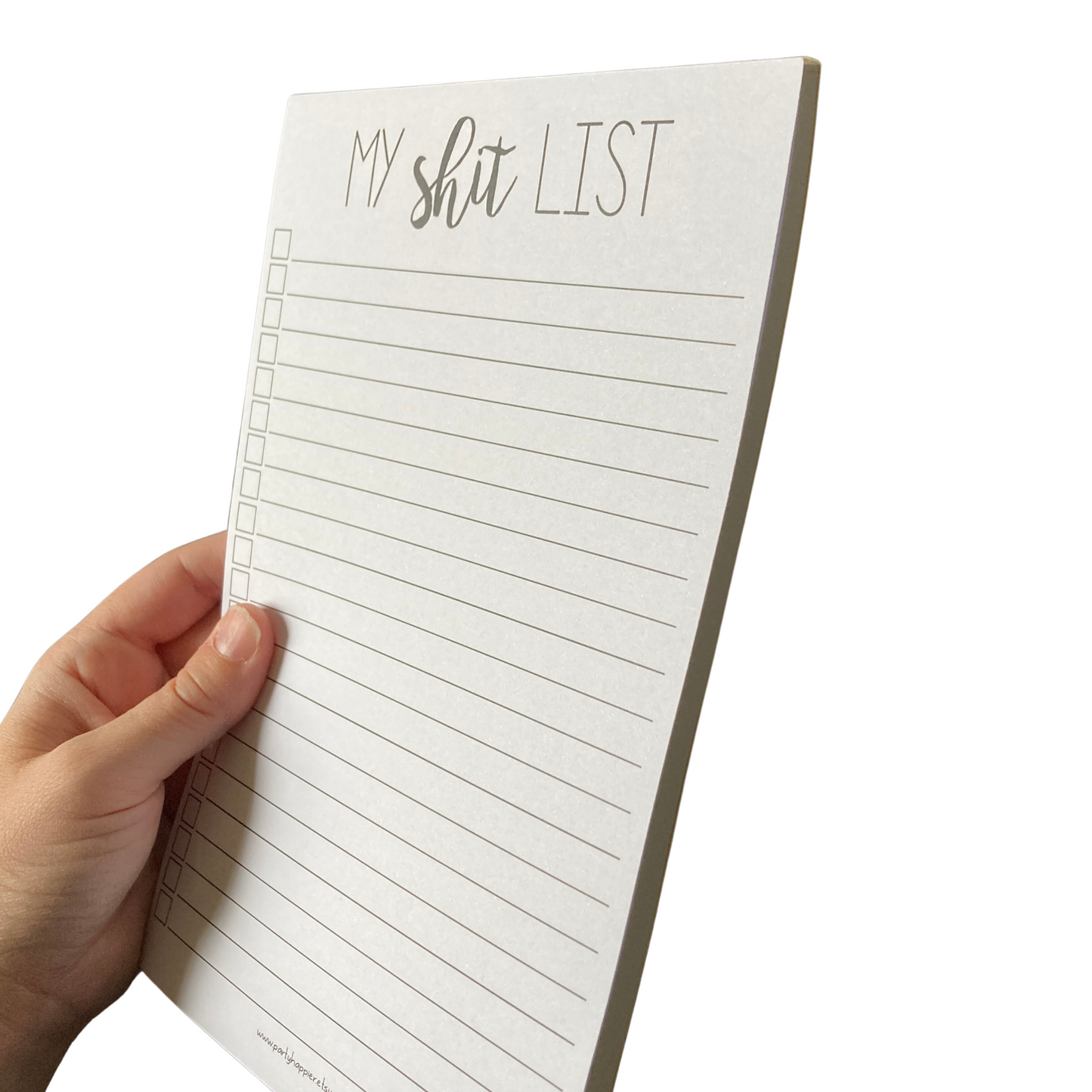 My Shit List Notepad
