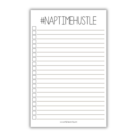 #Naptimehustle Notepad
