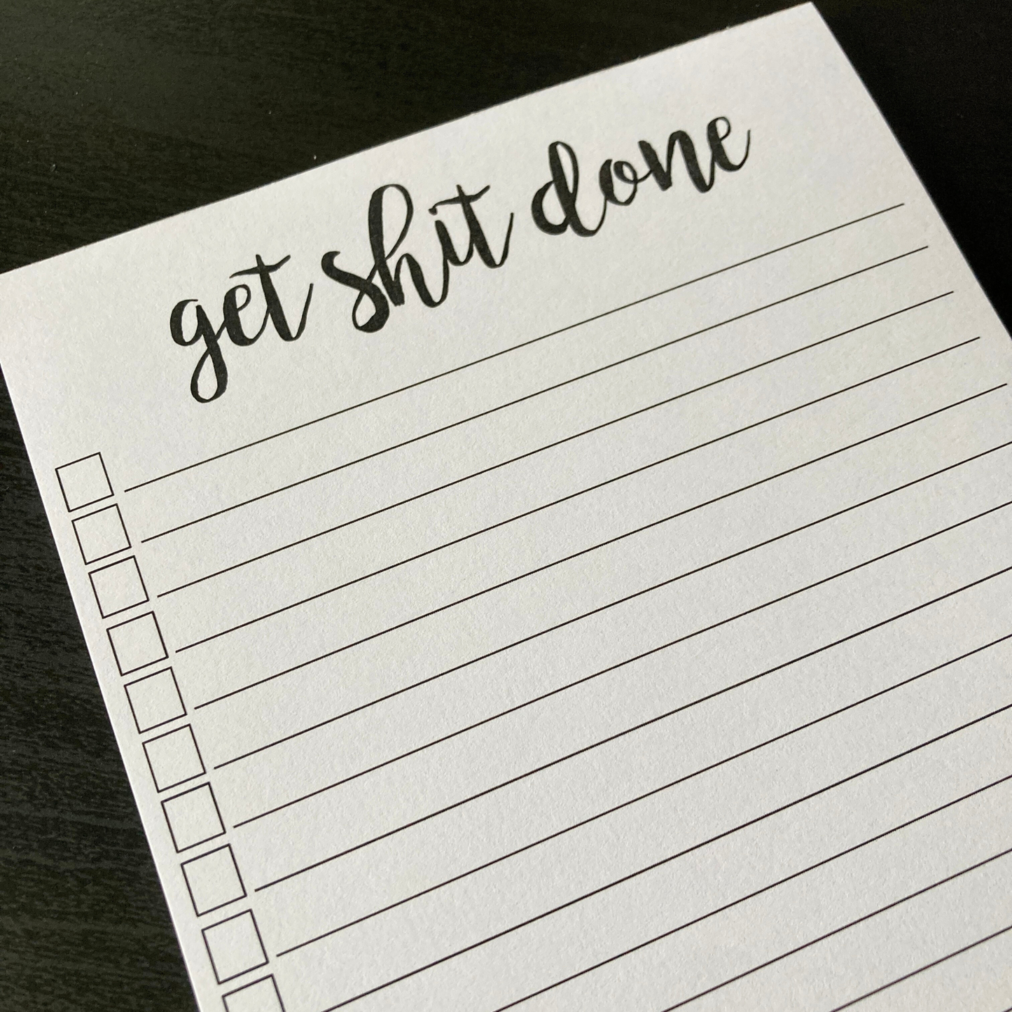 Get Shit Done Notepad